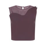 BLUSA CURVAS BURGUNDY