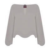 BLUSA ONDULANTE GELO