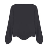 BLUSA ONDULANTE PRETA