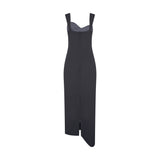 VESTIDO ONDULANTE PRETO