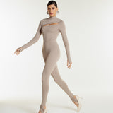 CALÇA LEGGING SONATA TAUPE