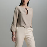 BLUSA ONDULANTE GELO