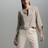 BLUSA ONDULANTE GELO