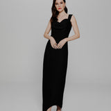 VESTIDO ONDULANTE PRETO
