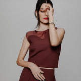 BLUSA CURVAS BURGUNDY