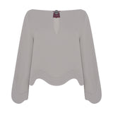 BLUSA ONDULANTE GELO