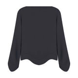 BLUSA ONDULANTE PRETA