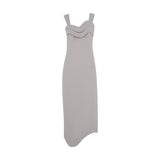 VESTIDO ONDULANTE GELO