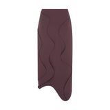 SAIA ONDULANTE BURGUNDY