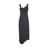 VESTIDO ONDULANTE PRETO