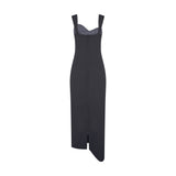 VESTIDO ONDULANTE PRETO
