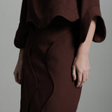 BLUSA ONDULANTE BURGUNDY