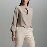 BLUSA ONDULANTE GELO