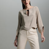 BLUSA ONDULANTE GELO