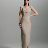 VESTIDO ONDULANTE GELO