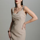 VESTIDO ONDULANTE GELO