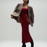 VESTIDO ADAGIO VINHO