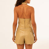 SHORTS JASPE AREIA