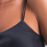 BLUSA DE ALÇAS CRISTAL PRETO